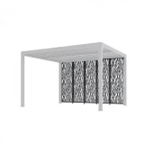 HABRITA Paroi fixe acier Per 3630 m36 gris anthracite l.64.5