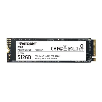 Patriot Memory P300P512GM28 disque SSD M.2 512 Go PCI Express NVMe