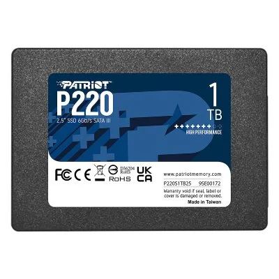 Patriot P220 SSD 1To SATA III Disque Solide Interne 2.5
