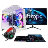 NITROPC PC Gamer complet Pack Bronze Plus Blanc