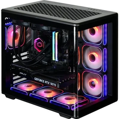Pc Gamer Cooler Master M30 Ryzen 9600x Rtx 5070 12 Go 32 Go Ddr5 Ssd 2 To Noir Atx