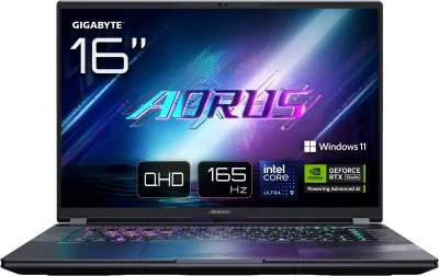 PC portable Gigabyte Elite 16"" QHD+ 165Hz/U9 275HX/5070/32G/2T/W11P