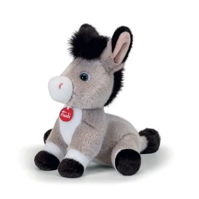 Peluche Cesar l ane gris taille S