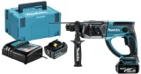 MAKITA Perfo-burineur DHR202RMJ SDS-Plus 18V Li-Ion (2x4Ah) Ø 20 mm