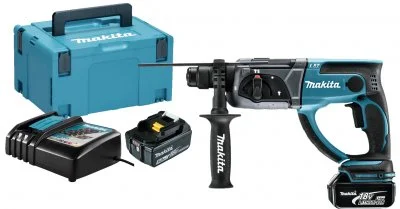 Perfo-burineur MAKITA DHR202RMJ SDS-Plus 18V Li-Ion (2x4Ah) Ø 20 mm