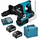 MAKITA Perfo-burineur sds-plus 40 v max li-ion 4ah 28 mm - hr004gm201