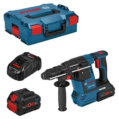 Perforateur burineur sans-fil BOSCH GBH 18V-26 F SDS plus (2 x 8,0Ah)