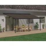 PALRAM Pergola 18.6m² gris anthracite - 705602 - capri 705602