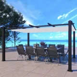 CONCEPT USINE Pergola auto-portée 3,75x2,68 m, structure aluminium NILA 12m²