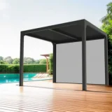 HABRITA Pergola bioclimatique 7.20 m2 gris anthracite - per 2430r bi -