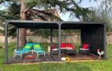 HABRITA Pergola bioclimatique ALUMINIUM XXL 21,52 m2 -