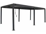 HABITAT ET JARDIN Pergola Bioclimatique Autoportante En Aluminium ""kensington"" - 3 X 6 M
