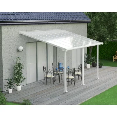 Pergola Olympia 3x4 Palram Longueur : 4.25 m, Largeur : 2.95 m Blanc