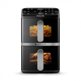 PHILIPS Airfryer Series 4000 Vertical Duo NA461/00 - Noir