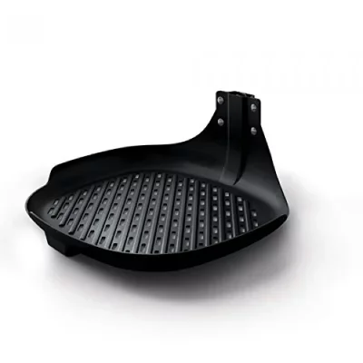 Philips Plaque de cuisson spéciale barbecue/grill pour Airfryer Noire