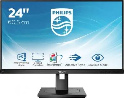 Philips S Line 242S1AE/00 23.8"" LED Full HD 4 ms Noir