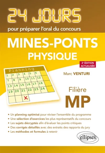 Physique - Concours Mines-Ponts, Filière Mp