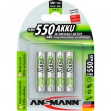 ANSMANN Pile AAA 550mAh micro NiMH 1,2V – 1000x rechargeable (lot de 4)