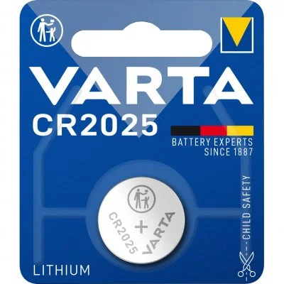 Pile bouton 3 V lithium CR2025 VARTA