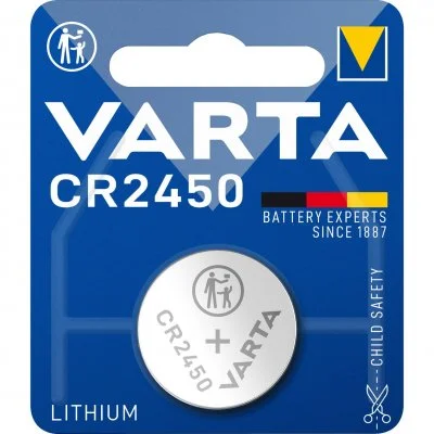 Pile bouton 3 V lithium CR2450 VARTA