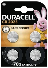 DURACELL Pile DL/CR 2025 x4