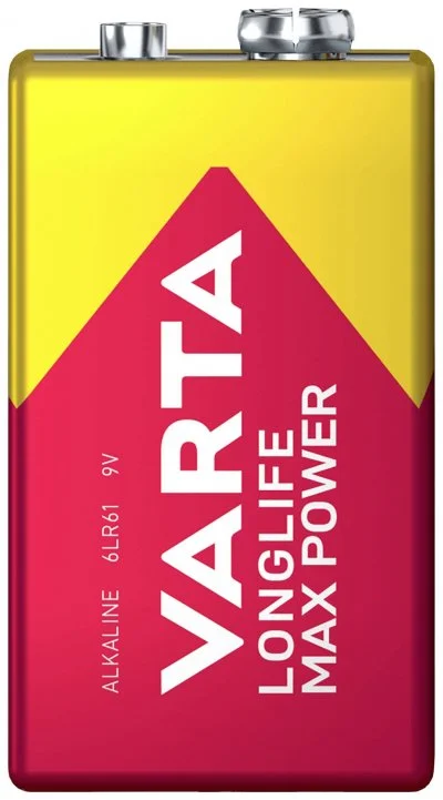 Pile LongLife VARTA 9V Max Power Alcaline