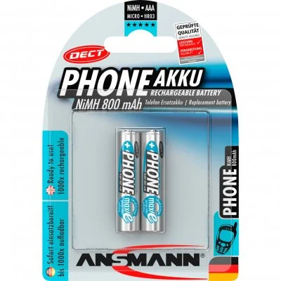 Pile rechargeable LR3 (AAA) NiMH 1.2 V Ansmann 5035332 800 mAh
