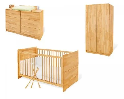 PINOLINO Chambre d'enfant Natura, avec armoire 2 portes, extra large