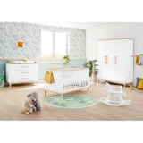 PINOLINO Ensemble lit enfant commode à langer armoire 3 portes Light large