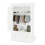 PINOLINO Lit enfant, commode à langer, armoire 2 portes Emilia, large