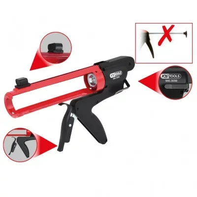 Pistolet à cartouche ks tools - 310ml - 980.3050