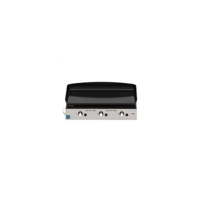 Plancha Eno Initial 65 3 brûleurs à gas 5000 W Gaz Noir et Inox