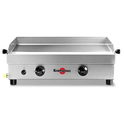 Plancha gaz Krampouz Samba Double PFSB2MA-KR 3000 W Inox