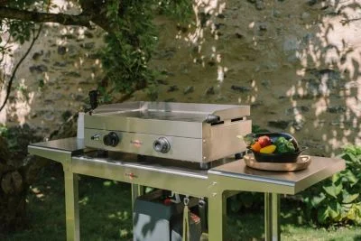 Plancha gaz Krampouz Saveur Double PFSV2MA-KR 3400 W Inox