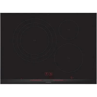 Plaque à Induction Siemens AG (70 cm) QuickStart FryingSensor Noir