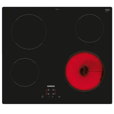 Plaque vitroceramique ET61RBEB8E 4 foyers 6600 watts totale sensitive