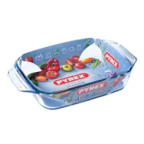 PYREX Plat à four rectangulaire avec poignées 2,2L