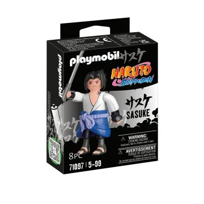 Playmobil 71097 Sasuke- Naruto - héros Issu de Manga Ninja