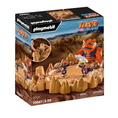 Playmobil Naruto Vs. Pain Construction Game Orange