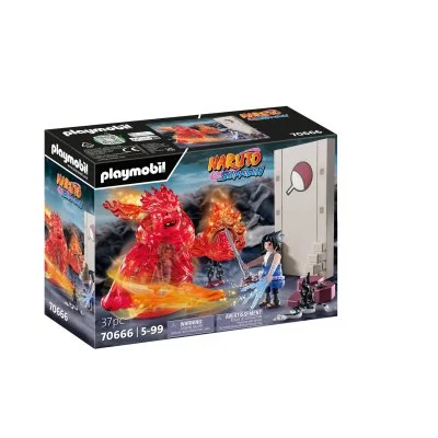 Playmobil Sasuke Vs. Itachi Construction Game Rouge