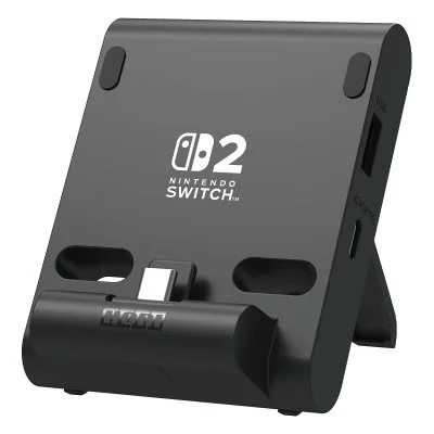 PlayStand portable Hori à double USB Noir pour Nintendo Switch 2