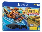 Occasion PlayStation 4 - Console de jeux - HDR - 1 To HDD - noir de jais - Crash Team Racing Nitro-Fueled