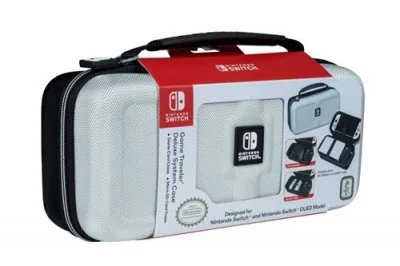 Pochette de transport rigide Nacon pour Nintendo Switch/Nintendo Switch (modèle OLED) Blanc