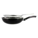 MENASTYL Poêle À Frire 26cm Noire Tous Feux Dont Induction