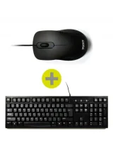 PORT DESIGNS 900900 clavier USB AZERTY Français Noir