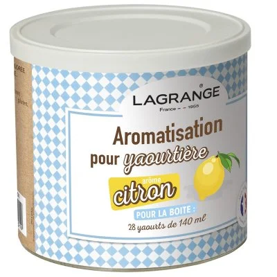Pot de 425g arome citron pour yaourtière - LAGRANGE - 380360