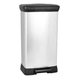 CURVER Poubelle 50L DECO métal