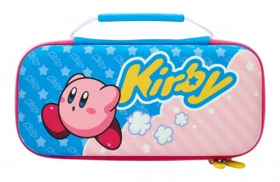 Power a funda rígida con asa kirby para nintendo switch/lite/oled