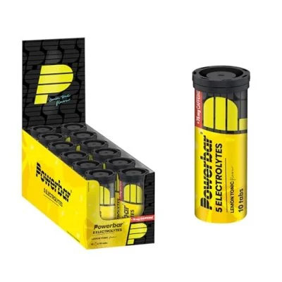 Powerbar 5 Electrolytes - Boisson nergtique Lemon Tonic Boost Caffeine