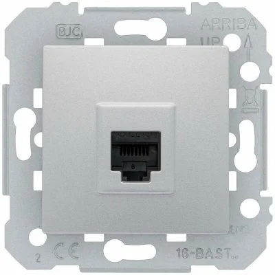 Prise RJ45 catégorie 6 silver Delta Viva SIEMENS